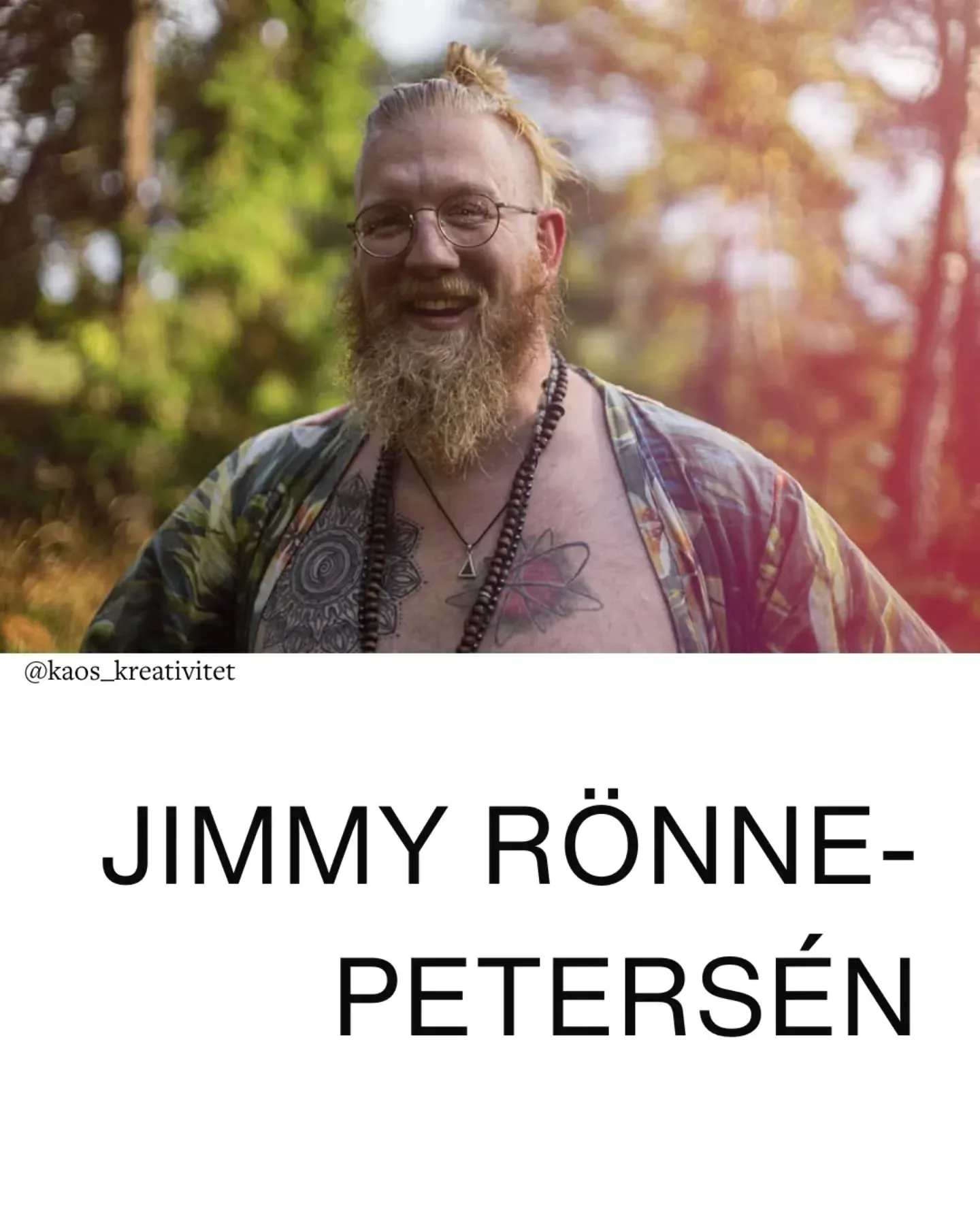 Möt Jimmy Rönne-Petersén i Kaos & Kreativitet
